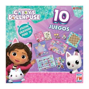 Juegos de Mesa 10 Juegos Gabbys 1 Pz