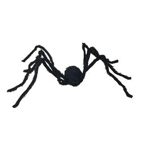 Halloween Araña Negra Grande 160 cm