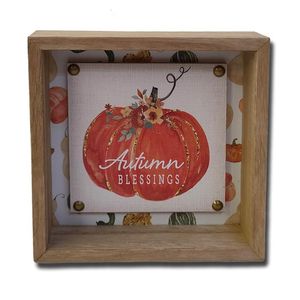 Cosecha Decoración de Mesa Calabaza "Autumn Blessings" 16 cm