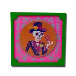 Día de Muertos Cuadro Altar Catrin 26 cm