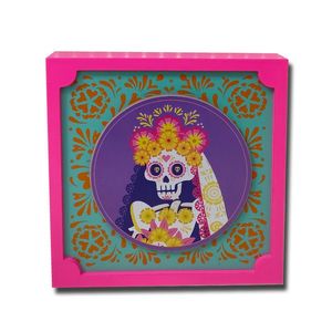 Día de Muertos Cuadro Altar Catrina 26 cm