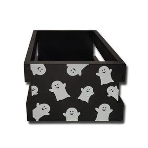 Halloween Caja Decorativa Fantasmas MDF Ancho: 18 cm