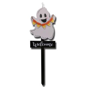 Halloween Estaca Fantasma "Welcome" Alto: 92 cm