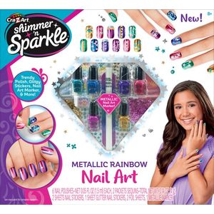 Shimmer'N Sparkle Metallic Rainbow Nail Art 1 Pz