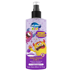 Spray Para Niños 2en1 Desenredante Y Repelente 208 Ml