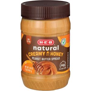 Crema de Cacahuate Natural Honey 454 Gr