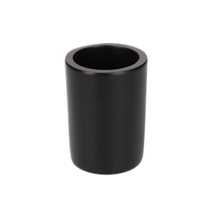 Vaso Para Baño Negro 7 X 7 X 10 Cm 1 Pz