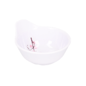 Bowl Oriental Para Salsa Blanco Melamina 1 Pz