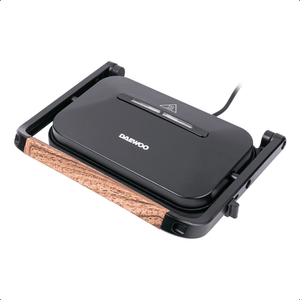 Parrilla Panini Black & Wood Daewoo Negro 1 Pz