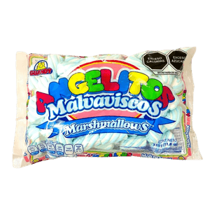 Malvavisco Churro Azul 300 G Angelitos Malvavisc 300 Pz