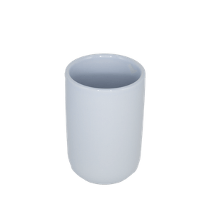 Vaso Baño de Cerámica Celeste 7.2 X 7.2 X 10 Cm 1 Pz