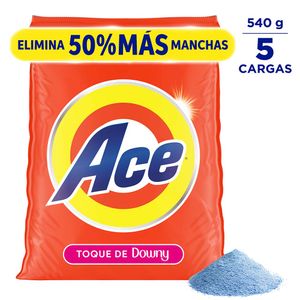 Ace Detergente en Polvo con Un Toque Downy 600 g