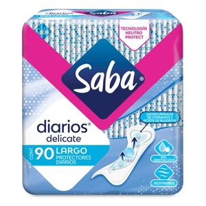 Protectores Diarios Delicate Largo 90 pz