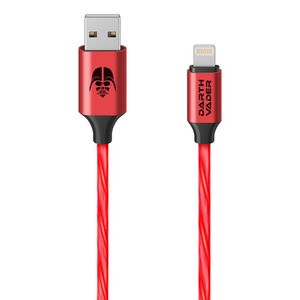 Cable Usb a Lightning con Luz Led Star Wars de 1  1 Pz