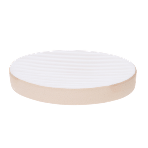 Jabonera de Ceramica Blanca 10 X 10 X 2.5 Cm Blan 1 Pz