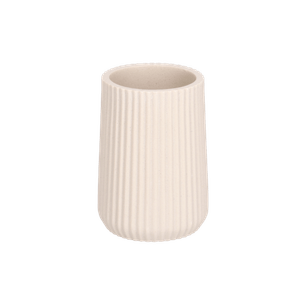 Vaso Para Baño de Poliresina Arena 8.3 X 8.3 X 11 1 Pz