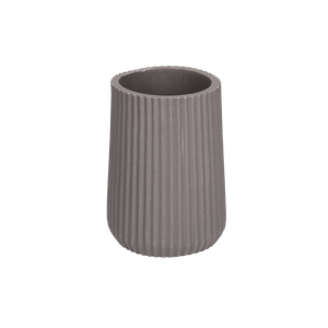 Vaso Para Baño de Poliresina Gris Oxford 8.3 X 8. 1 Pz