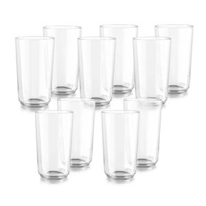 Juego 10 Vasos Vidrio 541ml Maple 1 Pz