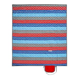 Manta Para Picnic Lineas Rojas Rojo 1 Pz