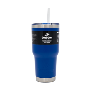 Vaso Azul de Acero Inoxidableclasico Outdoor Solu 1 Pz