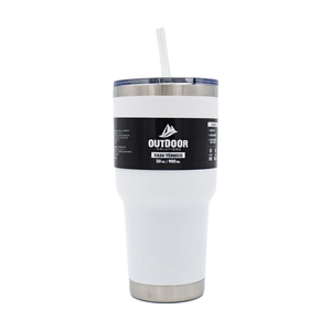 Vaso Blanco de Acero Inoxidable Outdoor Solutions  1 Pz