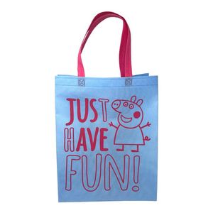 Bolsa Reutilizable Peppa Pig Azul 1 Pz