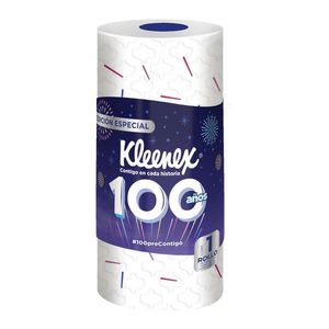 Kleenex Toalla de Papel Rollo de 150 Hojas Dobles cada uno 1 pz Kleenex 100 años Servitoalla con 150 Hojas Dobles