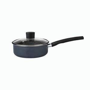 Cacerola 18cm con Tapa de Vidrio Negro 1 Pz