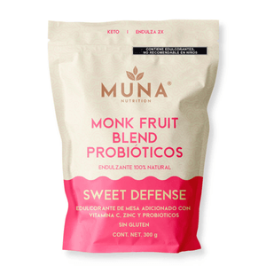 MUNA Monk Fruit Blend Probióticos 300 g