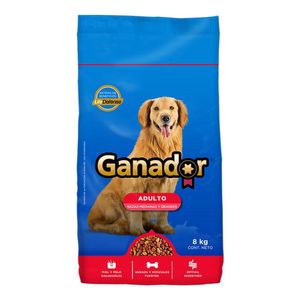 Alimento para Perro Balanceado Ganador para Adulto de Razas Medianas y Grandes 8 kg Alimento para Perro Ganador para Razas Pequeñas 2 kg