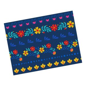 Mantel Individual Fiestas Patrias 45x33.75 Cms 1 Pz