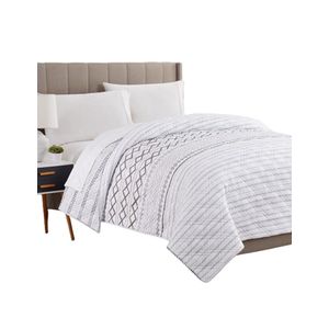 Sobre Cama Inv Allure Impreso Diamond Stripe 1 Pz