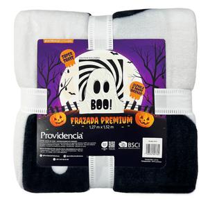 Frazada Halloween Blanco 1 Pz