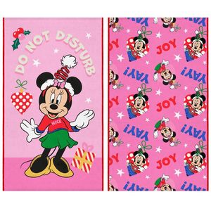 Set Toalla de Manos Minnie Mouse Rosa 1 Pz