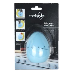 Minutero Cocina Forma Huevo 5.6x7.5cm Chefstyle a 1 Pz