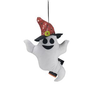 Halloween Fantasma Flotante con Sombrero Luz 44 cm