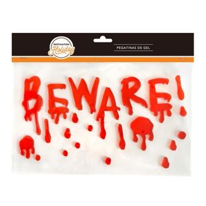 Sticker de Gel : Beware 1 Pz