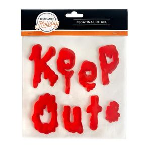 Sticker de Gel : Keep Out 1 Pz