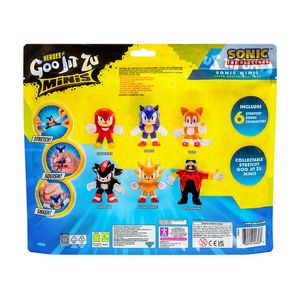 Gjz 6 Pack Mini Figuras Sonic 1 Pz