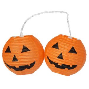 Luces de Halloween 10 Calabazas LED 180 cm