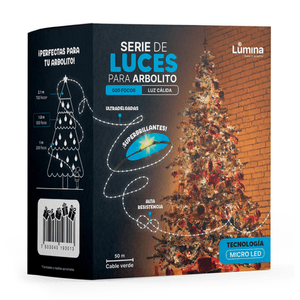 Luces Serie con 500 Led Calidas con Usb 1 Pz