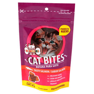 Botana para Gato Cat Bites Salmón 90 g Botana para Gato Cat Bites Atún 90 g