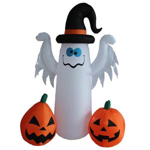 Inflable de Halloween Fantasma con Calabazas 1.82 m