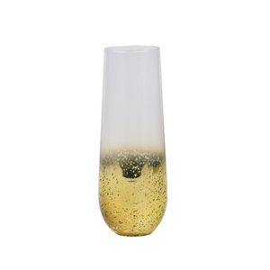 Vaso Dorado de Vidrio 240ml 1 Pz