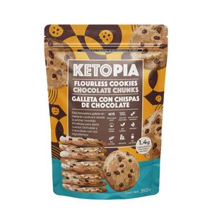 Ketopia Flourless Choco Chunk Cookies 350 g