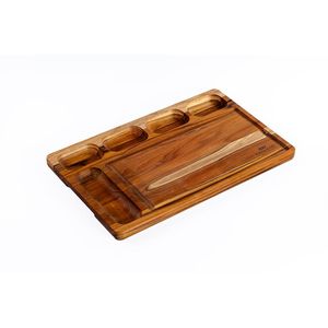 Tabla Para Picadas Teca Rectangular con Área de C 1 Pz