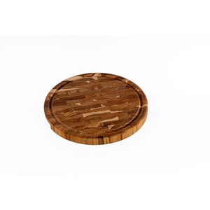 Tabla Redonda Multiuso Madera Invertida Teca 35x3 1 Pz