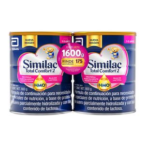 Fórmula para Lactantes Similac Total Comfort de 1 a 3 Años Duopack 1600 g