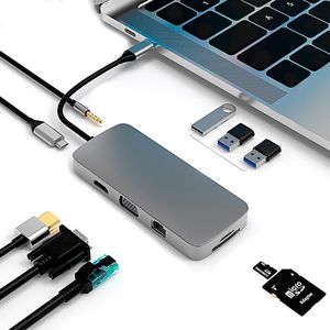 HUB 10 en 1 Brandtrendy Adaptador universal USB-C