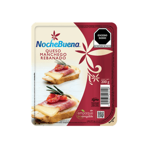 Queso Tipo Manchego Rebanado 200 Gr